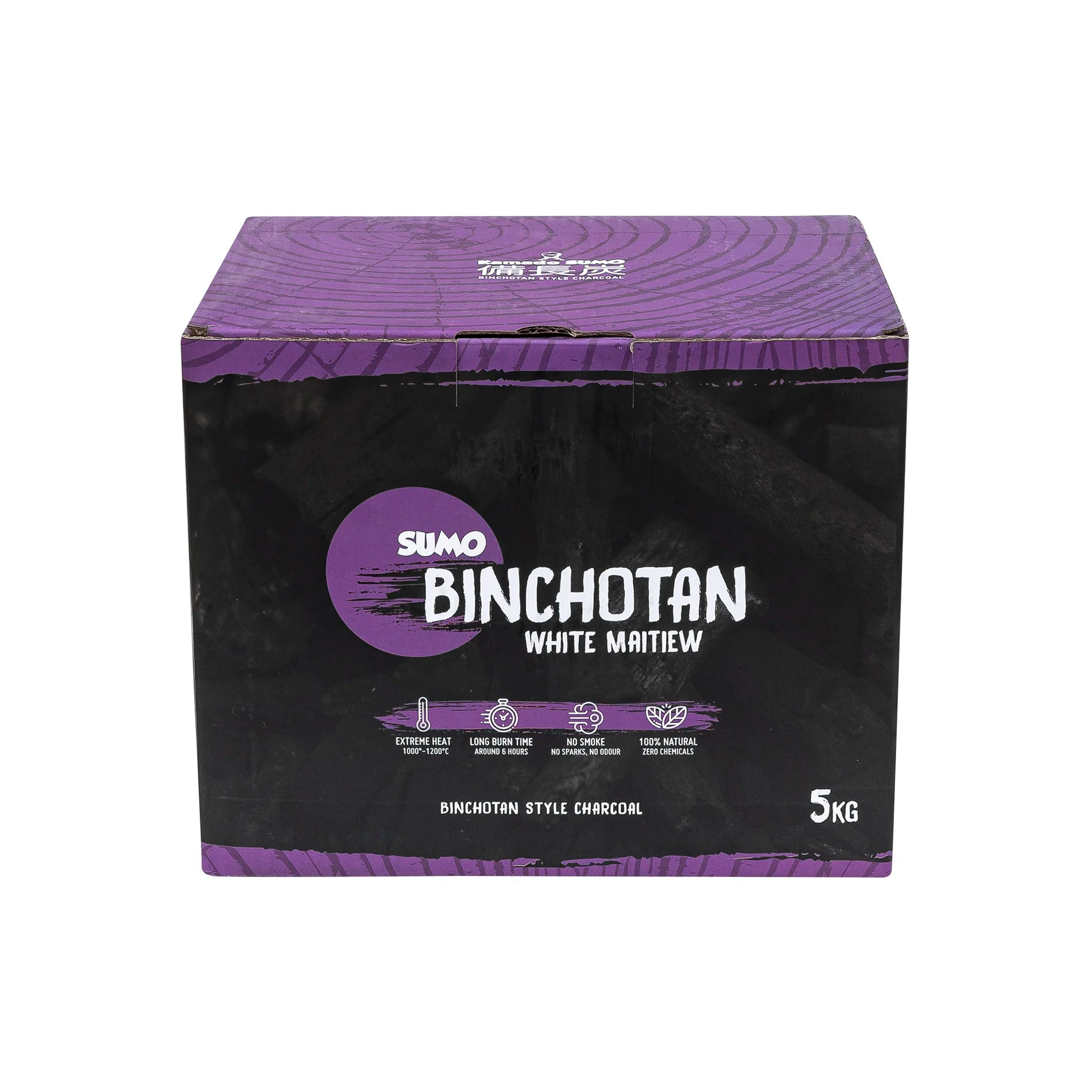 Kamado Sumo Binchotan white maitiew - Bättre Kött