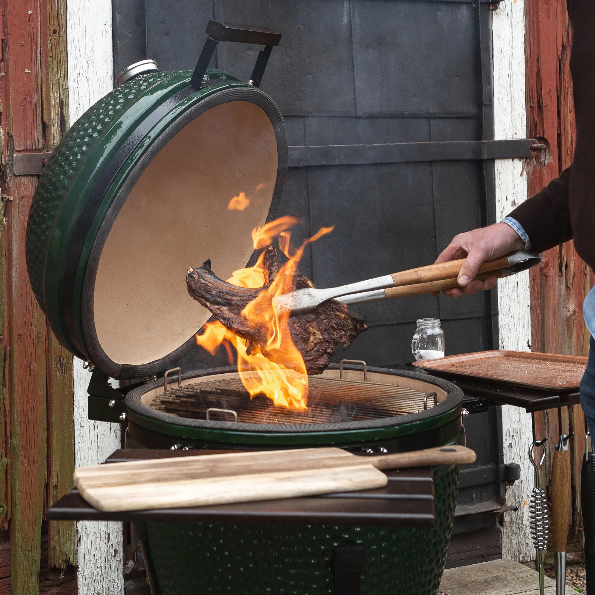 Grilltång Acacia trä - Kamado Sumo