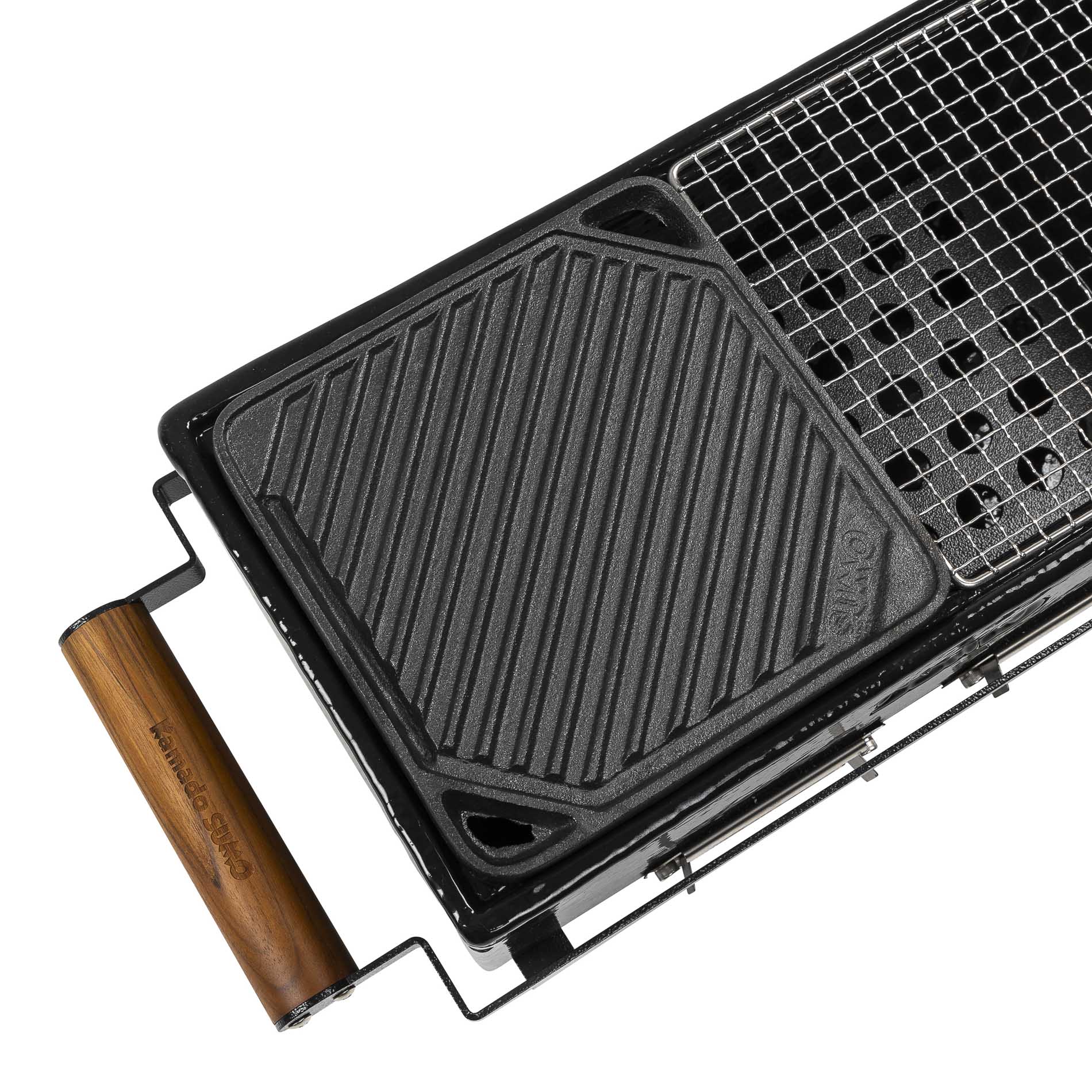 Hibachi Gjutjärnsplatta Dubbelsidig - Kamado Sumo