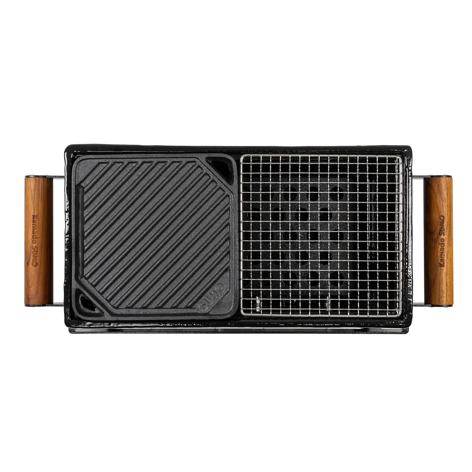 Hibachi Gjutjärnsplatta Dubbelsidig - Kamado Sumo