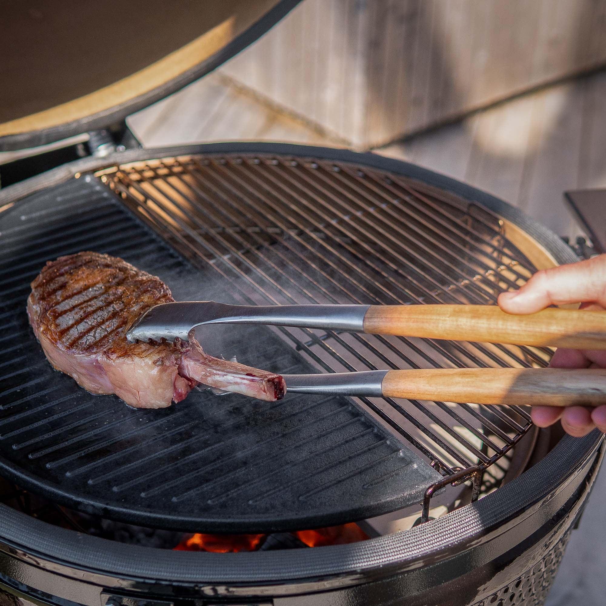 Grilltång Acacia trä - Kamado Sumo