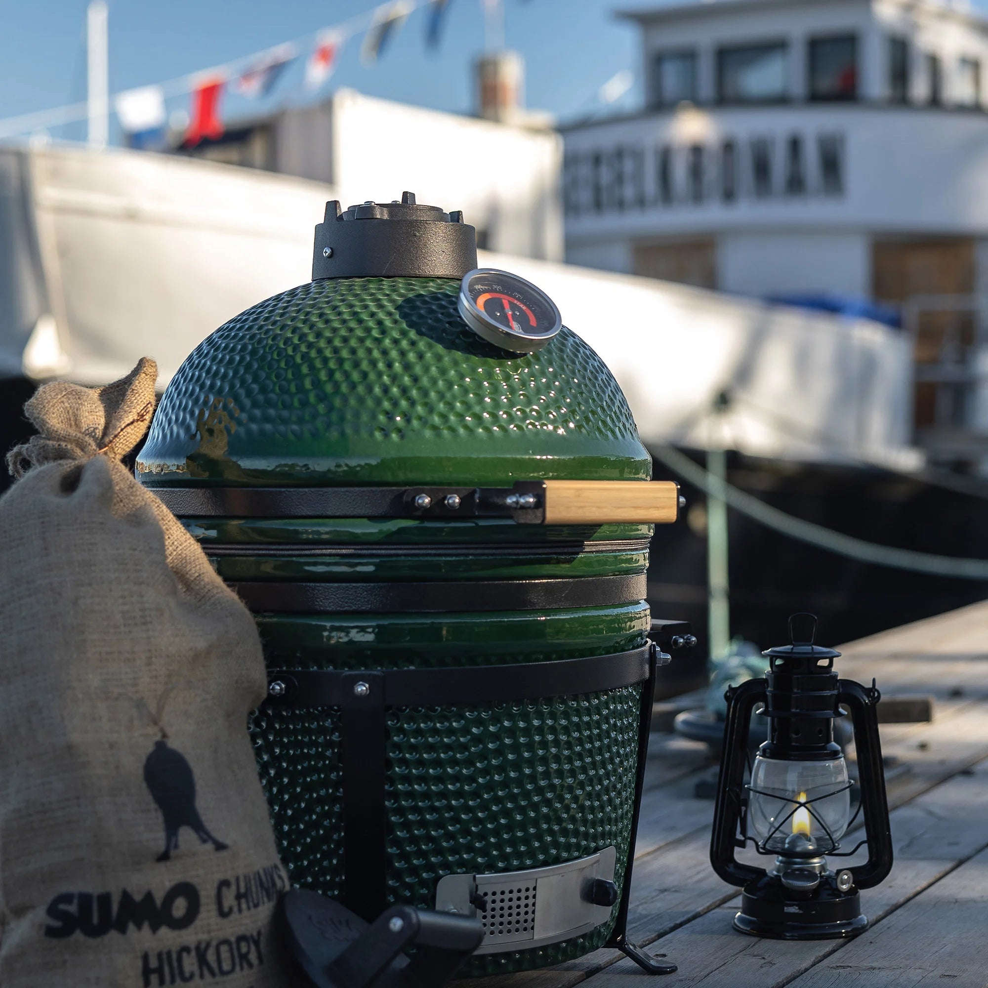 Kamado Sumo Classic Junior - Grön Inkl frakt